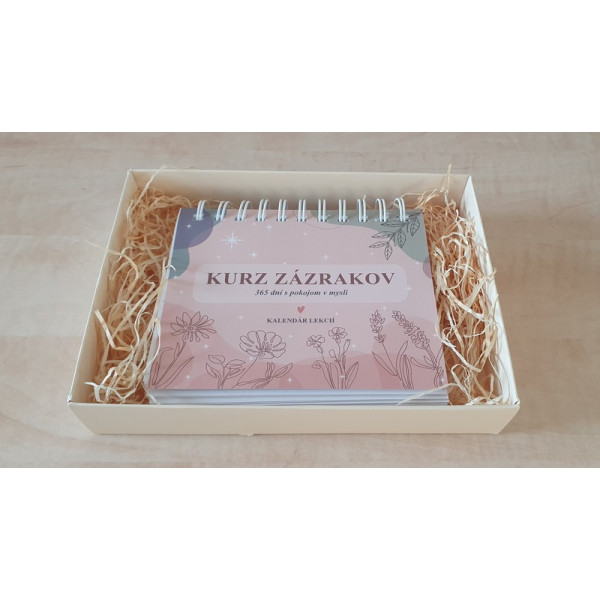 Stolový kalendár KURZU ZÁZRAKOV- 365 lekcií 