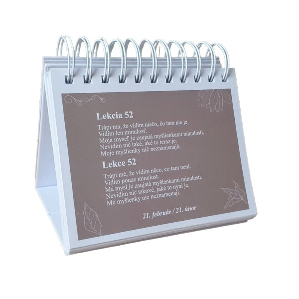 Stolový kalendár KURZU ZÁZRAKOV- 365 lekcií 