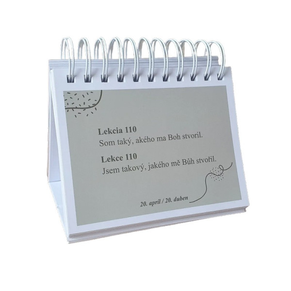 Stolový kalendár KURZU ZÁZRAKOV- 365 lekcií 