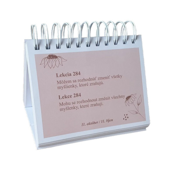 Stolový kalendár KURZU ZÁZRAKOV- 365 lekcií 