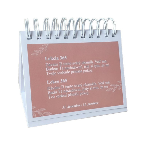 Stolový kalendár KURZU ZÁZRAKOV- 365 lekcií 
