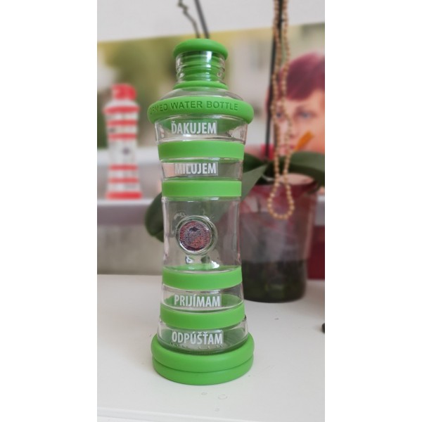 i9 informovana fľaša - Zelená 